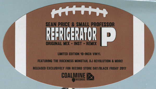 Sean Price & Small Professor : Refrigerator P  (10", Single, Ltd)