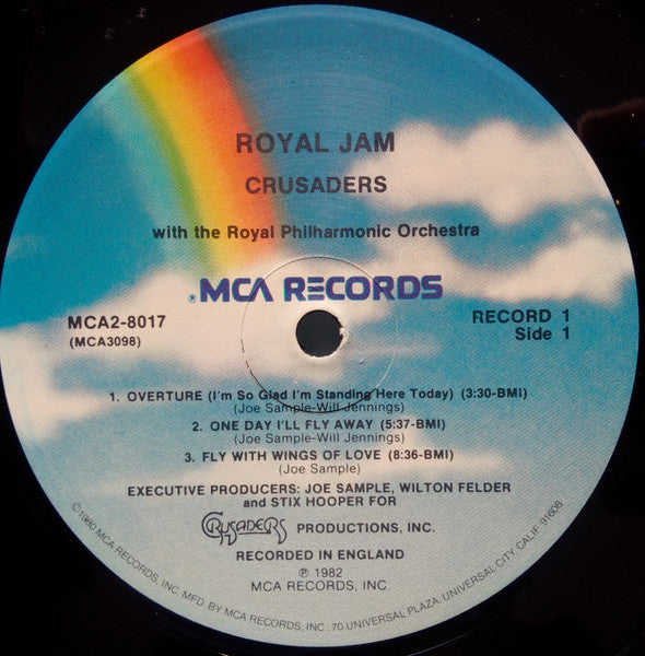 The Crusaders With B.B. King And Royal Philharmonic Orchestra : Royal Jam (2xLP, Album, Pin)