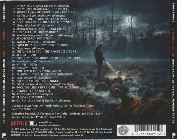 Various : Stranger Things (Music From The Netflix Original Series) (CD, Album, Comp)