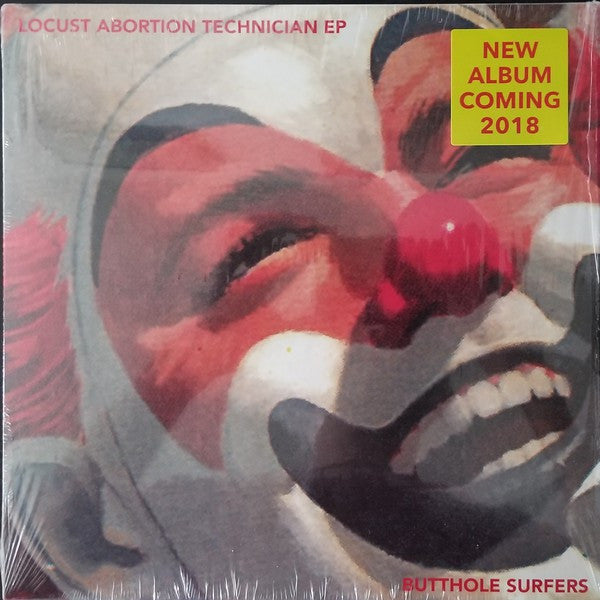 Butthole Surfers : Locust Abortion Technician EP (10", EP, RM, Red)