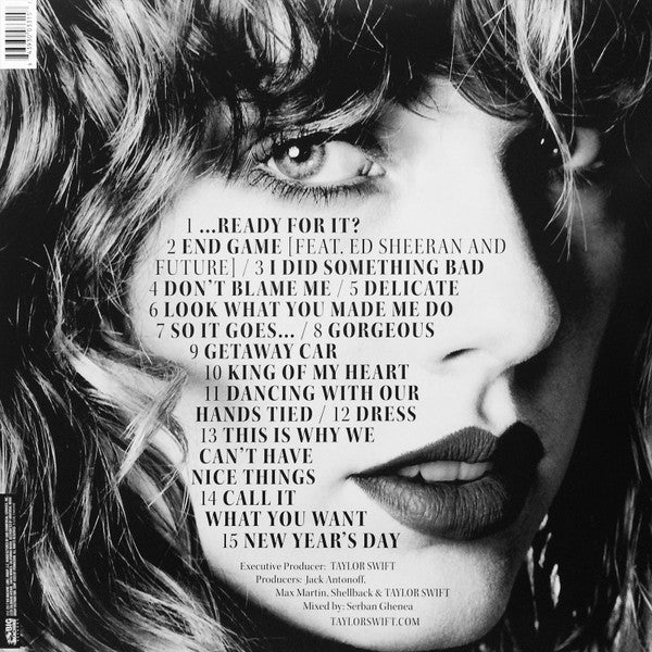 Taylor Swift : Reputation (2xLP, Album, Pic)