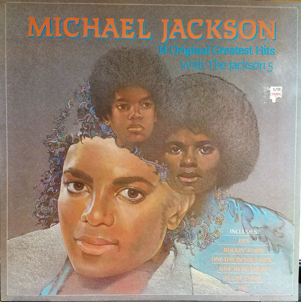 Michael Jackson : 14 Original Greatest Hits With The Jackson 5 (LP, Comp, Alt)