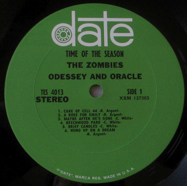 The Zombies : Odessey And Oracle (LP, Album, RP, San)