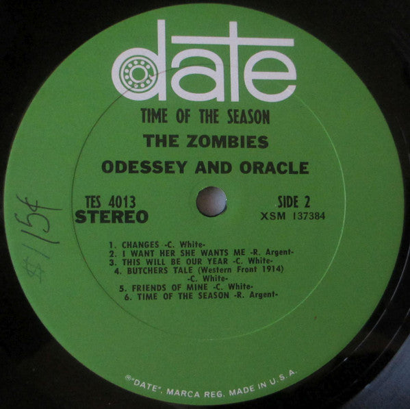 The Zombies : Odessey And Oracle (LP, Album, RP, San)