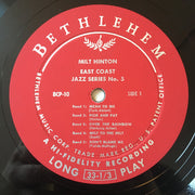 Milt Hinton : East Coast Jazz/5 (LP, Album, Mono, Hi-)