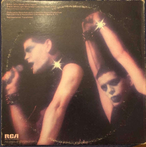 Lou Reed : Rock N Roll Animal (LP, Album, Pre)