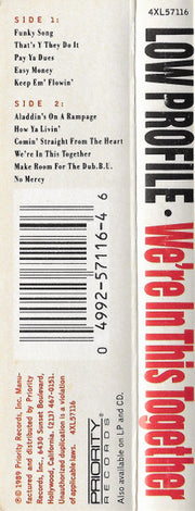 Low Profile Featuring WC And DJ Aladdin : We're In This Together (Cass, Album)