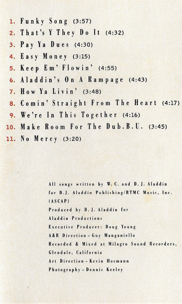 Low Profile Featuring WC And DJ Aladdin : We're In This Together (Cass, Album)