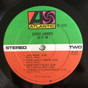 Eddie Harris : Is It In (LP, Album, RP, PR)