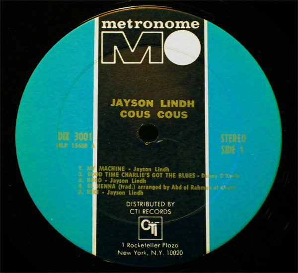 Björn J:Son Lindh : Cous Cous (LP, Album, Ter)