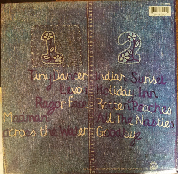 Elton John : Madman Across The Water (LP, Album, RE, Pin)