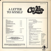 The Chi-Lites : A Letter To Myself (LP, Album)