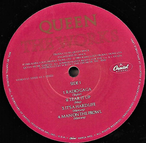 Queen : The Works (LP, Album, Jac)