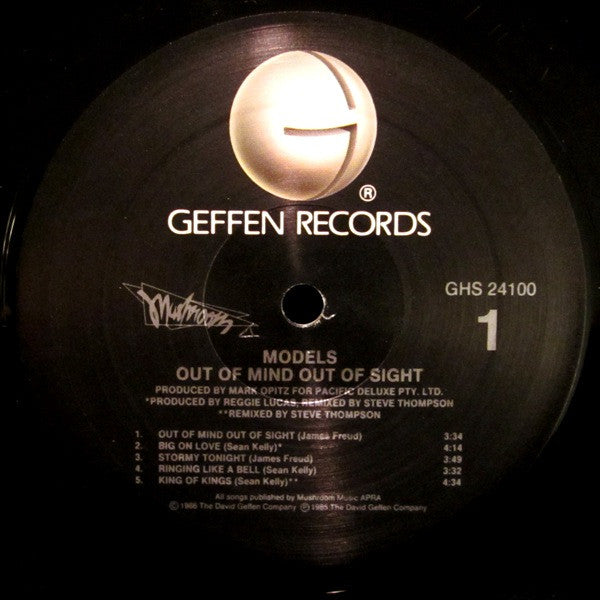 Models (2) : Out Of Mind Out Of Sight (LP, Album, All)