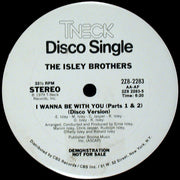 The Isley Brothers : Rockin' With Fire / I Wanna Be With You (12", Promo)