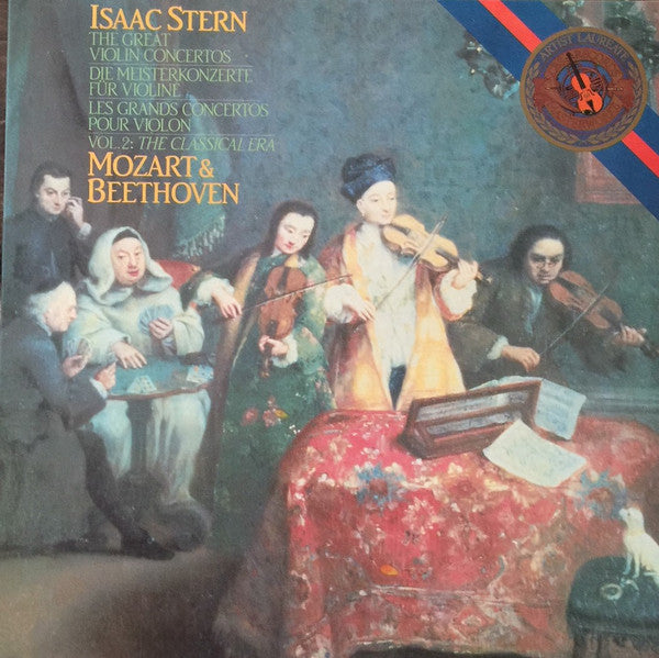 Isaac Stern, Columbia Symphony Orchestra, George Szell, English Chamber Orchestra, Daniel Barenboim, New York Philharmonic, Boston Symphony Orchestra, Seiji Ozawa, Pinchas Zukerman : Isaac Stern The Great Violin Concertos Vol. 2: The Classical Era (2xLP, Comp, Gat)