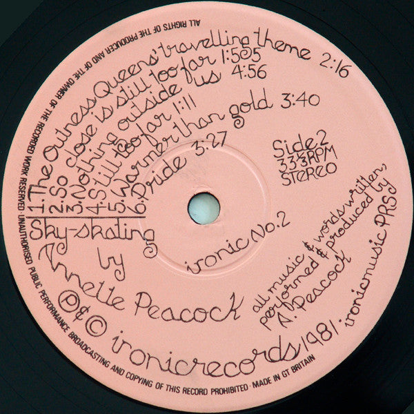 Annette Peacock : Sky-skating (LP, Album)