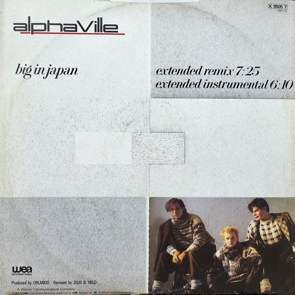 Alphaville : Big In Japan (12", Single, Dam)