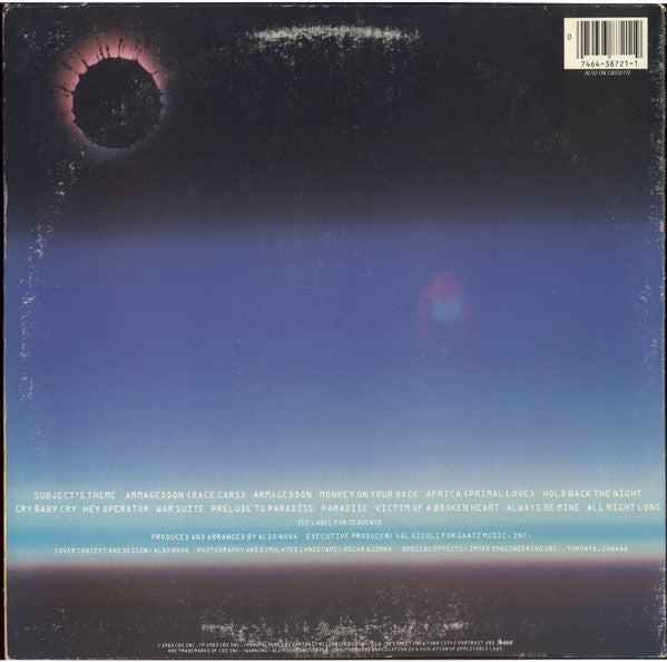 Aldo Nova : Subject.....Aldo Nova (LP, Album, Car)