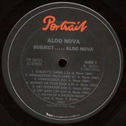 Aldo Nova : Subject.....Aldo Nova (LP, Album, Car)