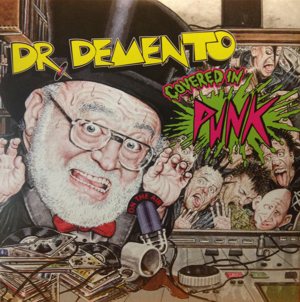 Dr. Demento, Various : Dr. Demento Covered In Punk (LP, Album, Gre + LP, Album, Pin + LP, Album, Yel)