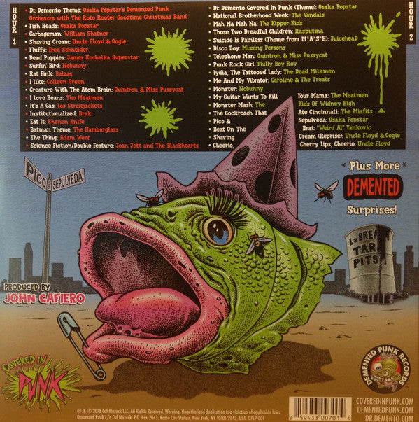Dr. Demento, Various : Dr. Demento Covered In Punk (LP, Album, Gre + LP, Album, Pin + LP, Album, Yel)