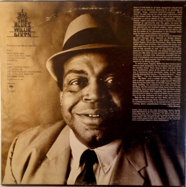 Willie Dixon : I Am The Blues (LP, Album, RP, Pit)