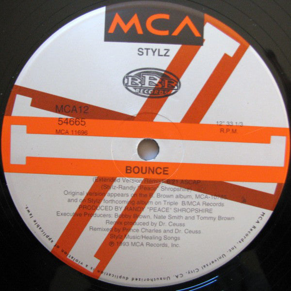Stylz : Bounce (12", Single)