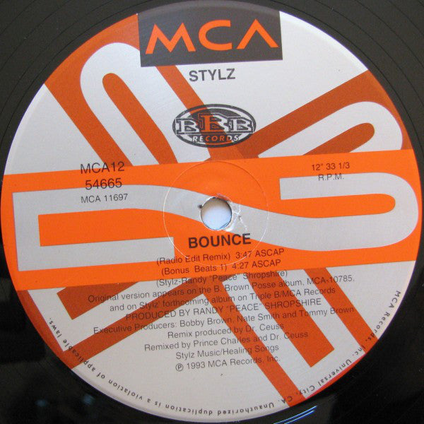 Stylz : Bounce (12", Single)