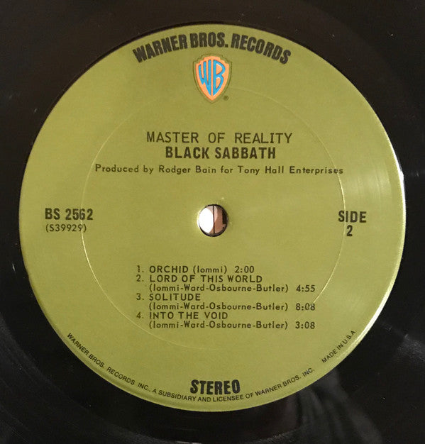 Black Sabbath : Master Of Reality (LP, Album, Emb)