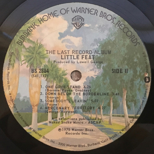 Little Feat : The Last Record Album (LP, Album, San)