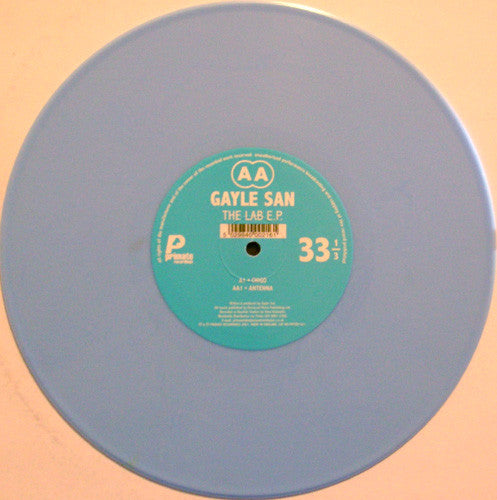 Gayle San : The Lab E.P. (10", EP, Blu)