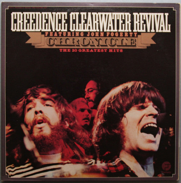 Creedence Clearwater Revival Featuring John Fogerty : Chronicle - The 20 Greatest Hits (2xLP, Comp, RP, Ter)