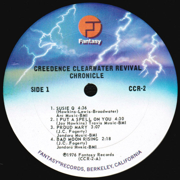 Creedence Clearwater Revival Featuring John Fogerty : Chronicle - The 20 Greatest Hits (2xLP, Comp, RP, Ter)