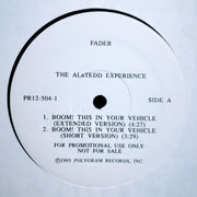 The ALnTedd Experience : Boom! This In Your Vehicle (12", Promo)