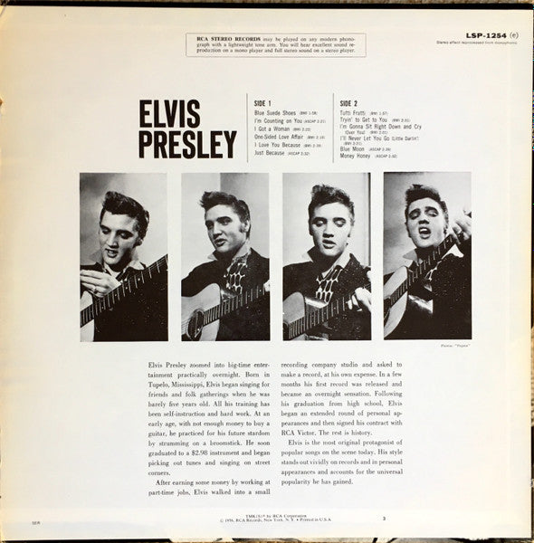 Elvis Presley : Elvis Presley (LP, Album, RE, Ind)