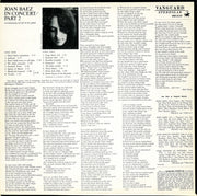 Joan Baez : In Concert Part 2 (LP, Album, Bla)