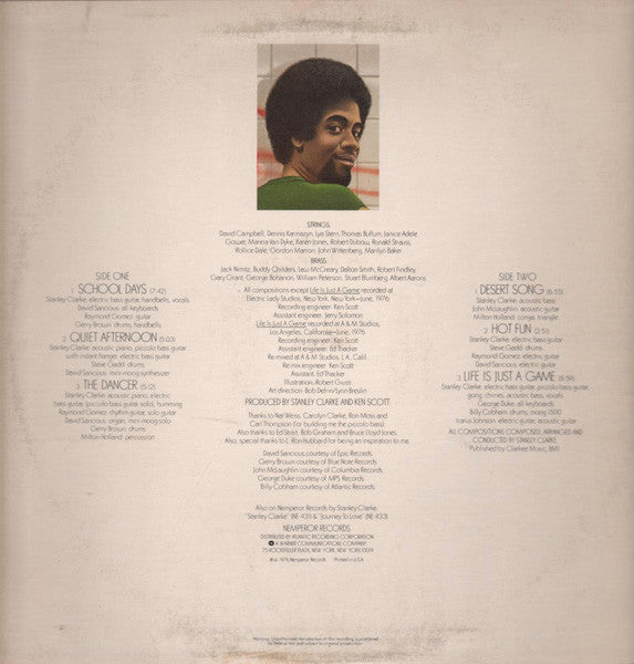 Stanley Clarke : School Days (LP, Album, MO )