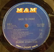 Gilbert O'Sullivan : Back To Front (LP, Album, Ter)