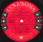 Louis Armstrong And His Hot Five* : The Louis Armstrong Story (Volume 1) (LP, Album, Comp, Mono, RE)