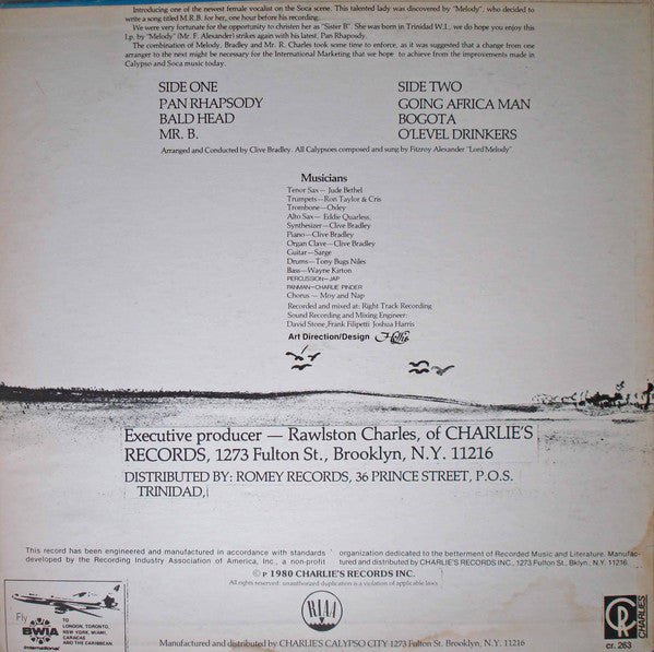 Melody* : Pan Rhapsody (LP, Album)