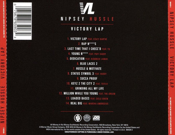 Nipsey Hussle : Victory Lap (CD, Album)
