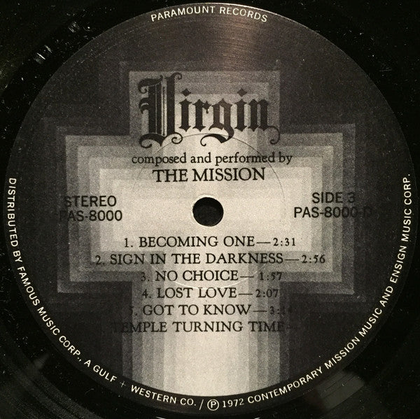 The Mission (4) : Virgin: A Rock Opera (2xLP, Album + Box)
