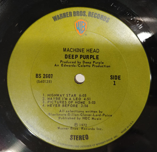 Deep Purple : Machine Head (LP, Album, Ter)