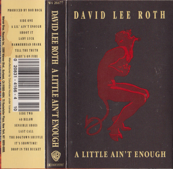 David Lee Roth : A Little Ain't Enough (Cass, Album, Club, Dol)