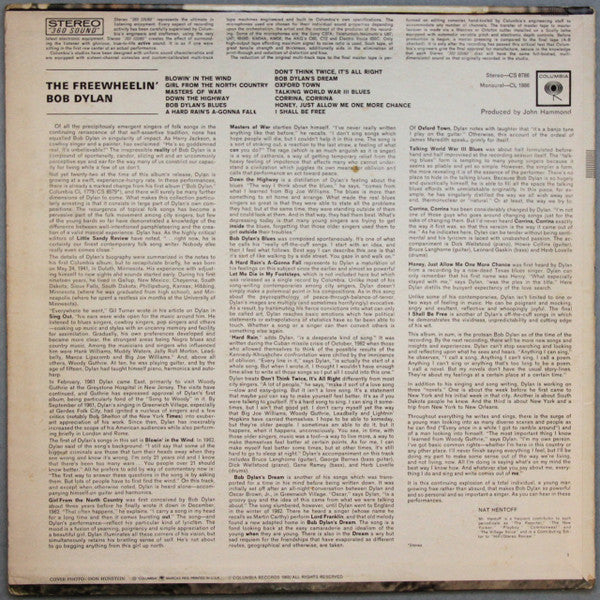 Bob Dylan : The Freewheelin' Bob Dylan (LP, Album, RE, Pit)
