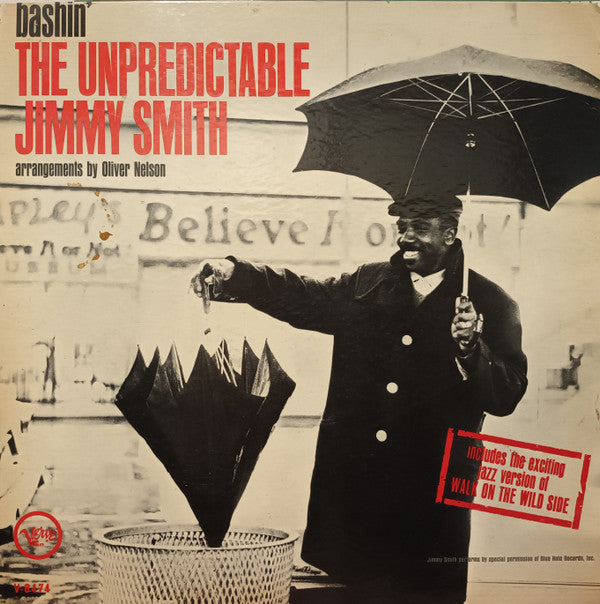 The Unpredictable Jimmy Smith* : Bashin' (LP, Album, Mono, MGM)