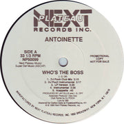 Antoinette : Who's The Boss (12", Promo)