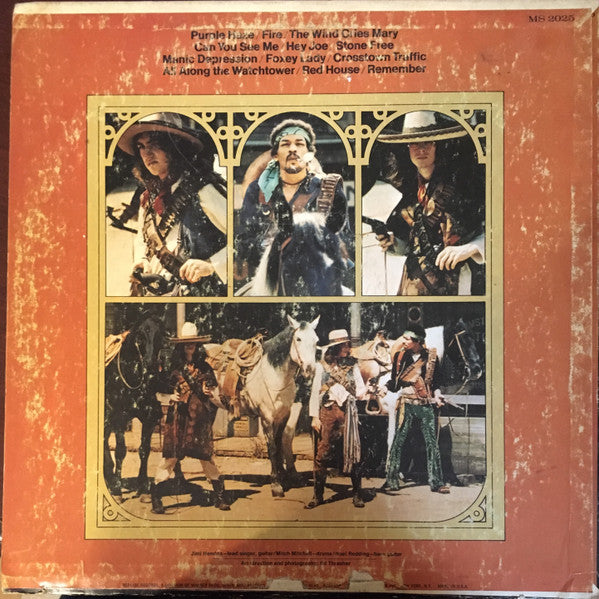 The Jimi Hendrix Experience : Smash Hits (LP, Comp, Pit)