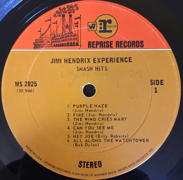 The Jimi Hendrix Experience : Smash Hits (LP, Comp, Pit)